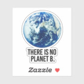 Sticker Il n'y a pas de planète B (Feuille)