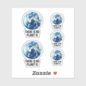 Sticker Il n'y a pas de planète B (Feuille)