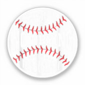 Sticker Il N'Y A Pas De Pleurage Au Baseball (Recto)