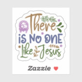 Sticker Il n'y a personne comme Jésus (Feuille)