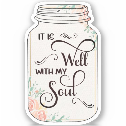 Sticker Il s'agit d'un pot à fleurs rose (Devant)