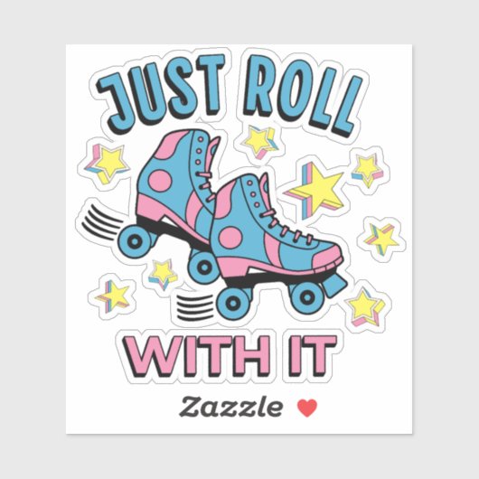 Sticker Il suffit de rouler (Feuille)