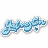 Sticker Île de Galveston Texas (Devant)