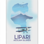 Sticker Île de Lipari (Devant)