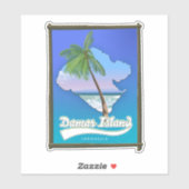 Sticker Île de Penida Indonésie (Feuille)