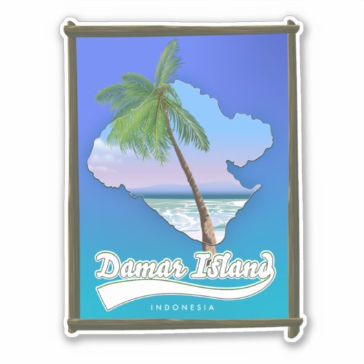 Sticker Île de Penida Indonésie (Devant)