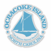 Sticker Île Ocracoke (sloop) (Devant)