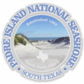 Sticker Île Padre N.-É. (Devant)