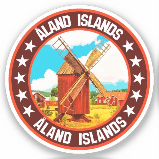 Sticker Îles Åland (Recto)