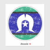 Sticker Îles du détroit de Torres, Australie (Feuille)