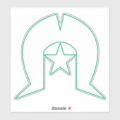 Sticker Îles du détroit de Torres, Australie (Feuille)