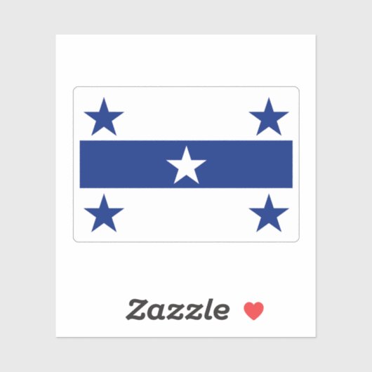 Sticker Îles Gambier (Feuille)