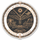 Sticker Îles Marshall (Devant)