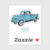 Sticker Illustration classique de la caricature pour camio (Feuille)