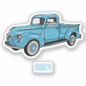 Sticker Illustration classique de la caricature pour camio (Recto)