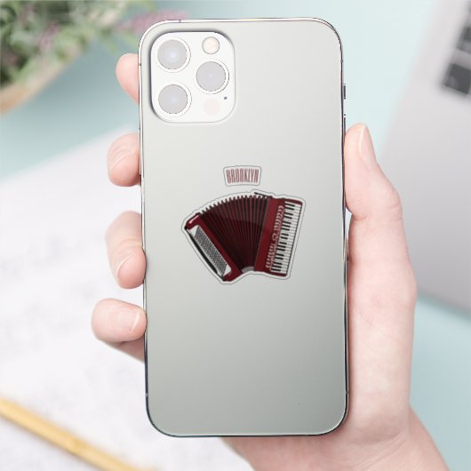 Sticker Illustration d'accordion (Téléphone)