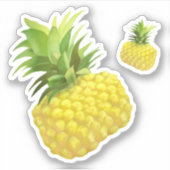 Sticker Illustration d'ananas (Devant)