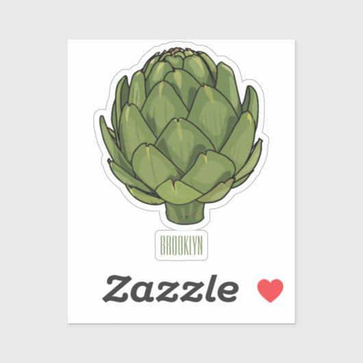 Sticker Illustration d'artiste (Feuille)