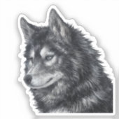 Sticker Illustration de Balto Dog (Recto)
