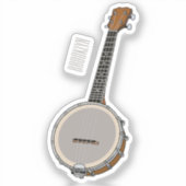 Sticker Illustration de Banjo (Recto)