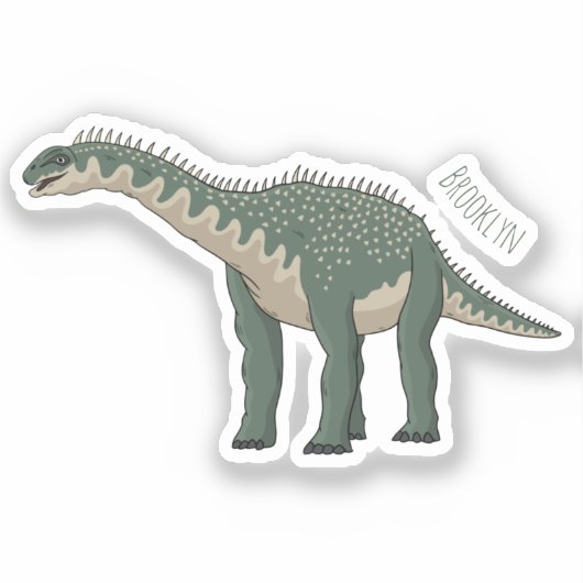 Sticker Illustration de Barapasaurus (Recto)