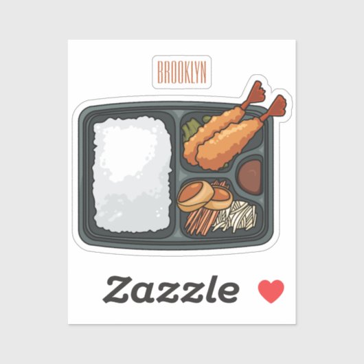 Sticker Illustration de Bento (Feuille)