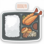 Sticker Illustration de Bento (Recto)