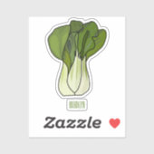 Sticker Illustration de Bok choy (Feuille)