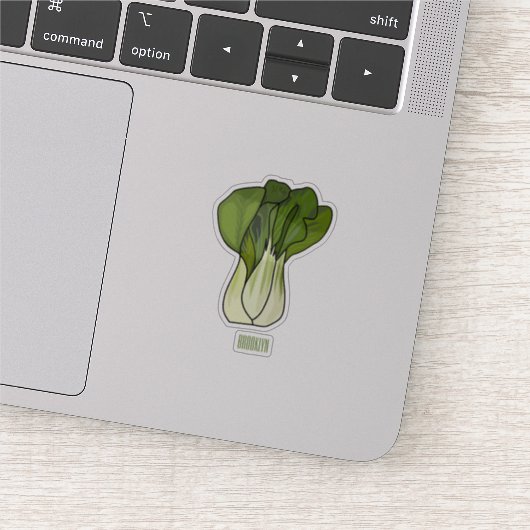 Sticker Illustration de Bok choy (Détail)