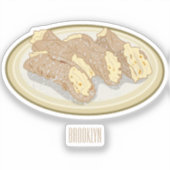 Sticker Illustration de Cannoli (Recto)