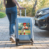 Sticker ''Illustration de caricature du baseball américain (Valise Insitu)