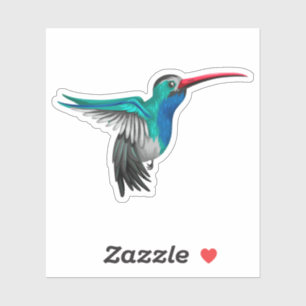 Sticker Illustration de colibri mignon