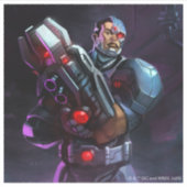 Sticker Illustration de Cyborg en crise infinie (Devant)