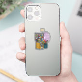 Sticker Illustration de dessin de bonbon (Téléphone)
