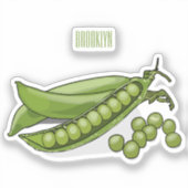 Sticker Illustration de dessin de pois (Recto)