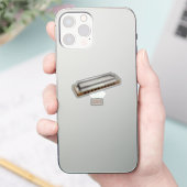 Sticker Illustration de dessin d'Harmonica (Téléphone)