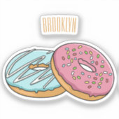 Sticker Illustration de Donut (Recto)