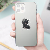 Sticker Illustration de dragon de dessin animé (Téléphone)