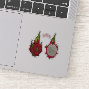 Sticker Illustration de dragon fruit