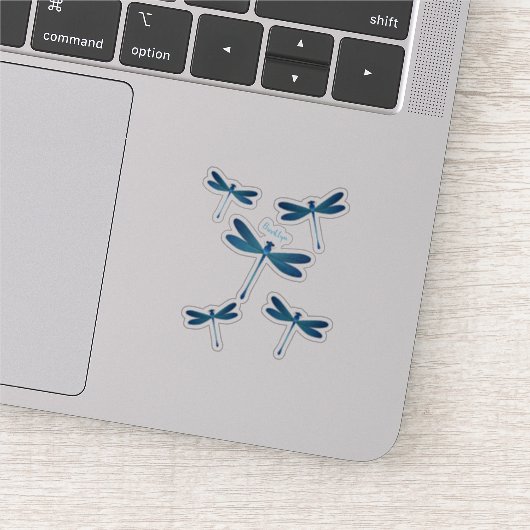 Sticker Illustration de dragonfly (Détail)