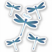 Sticker Illustration de dragonfly (Recto)