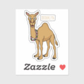 Sticker Illustration de dromadaire (Feuille)