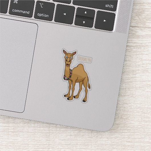 Sticker Illustration de dromadaire (Détail)