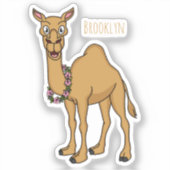 Sticker Illustration de dromadaire (Recto)