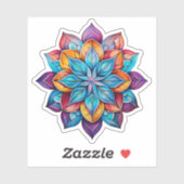 Sticker Illustration de fleur de dessin (Feuille)