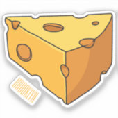 Sticker Illustration de fromage (Recto)