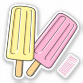 Sticker Illustration de Ice pop (Recto)