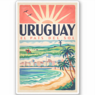 Sticker Illustration de la culture uruguayenne Art de voya