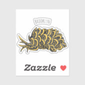 Sticker Illustration de la feuille de limace de mer grillé (Feuille)