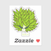 Sticker Illustration de la feuille de limon (Feuille)